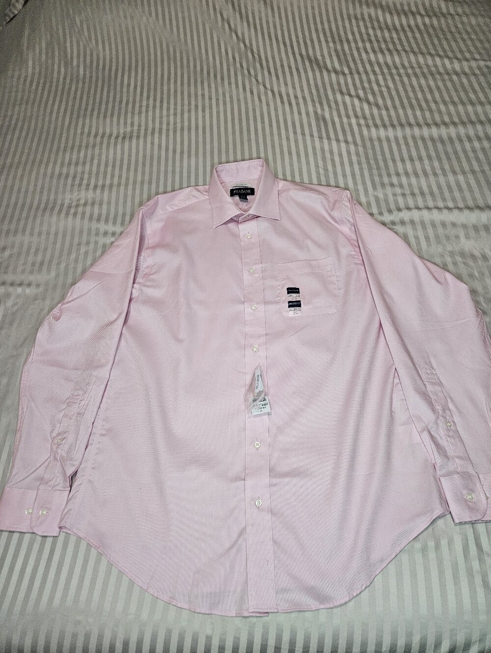 Jos. A. Bank Light Pink Men's long sleeve Dress Shirt - 16 1/2 34/35